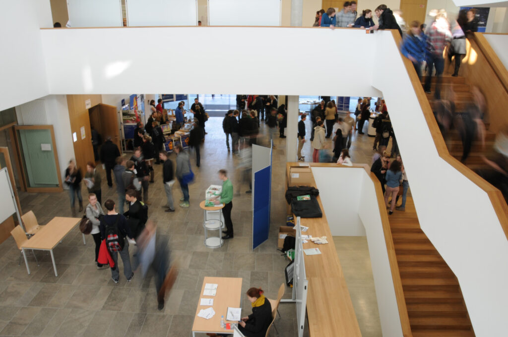 Central lecture hall, inside view